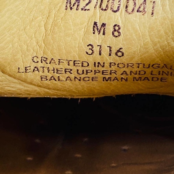 Samuel Hubbard Founder Men's Chestnut Brown Oxford M2100-041 Size 8 Vibram - Picture 10 of 11